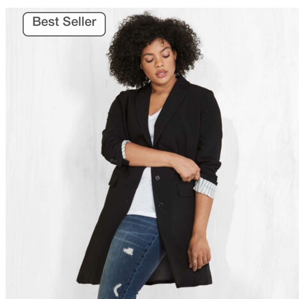Ellos Long Line Boyfriend Blazer